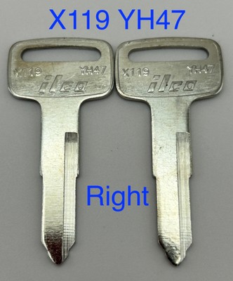 2 Key Blanks Arctic Cat Bombardier Can-Am ATV Code B Code Blank 4-Wheeler UTV