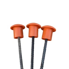 Sandbaggy Rebar Mushroom Safety Caps | For Rebar #3 to #8 | Concrete Stakes 