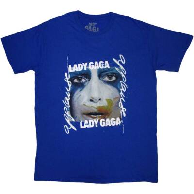 Lady Gaga Artpop Facepaint T-Shirt Blue New | eBay