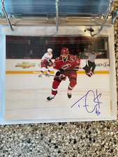 Trevor Carrick Signed Autographed Carolina Hurricanes 8X10 Photo