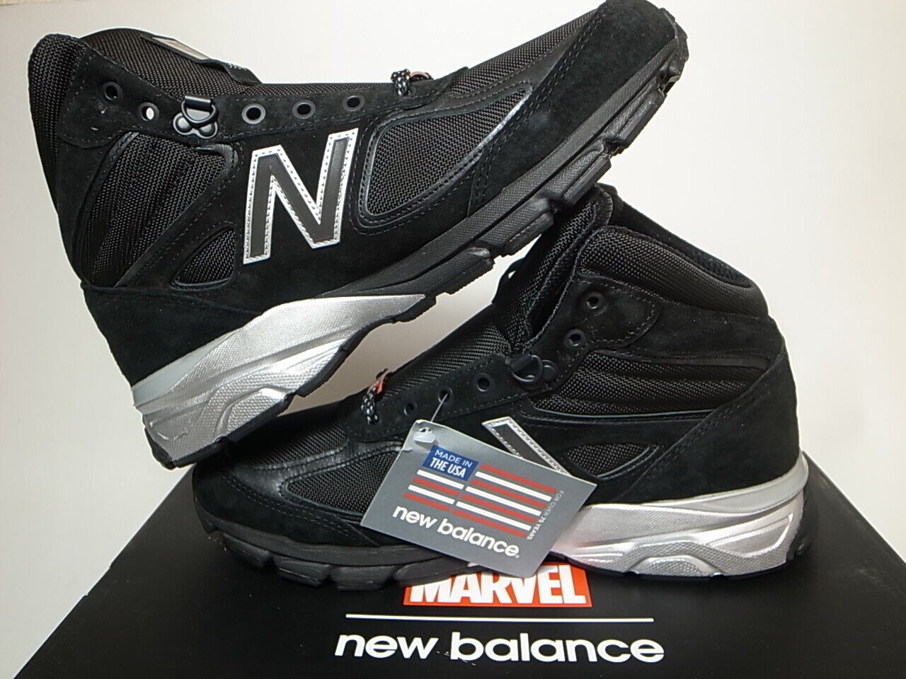 NEW BALANCE JIMMY JAZZ MARVEL BLACK PANTHER MO990BP4 990v4 MID US8