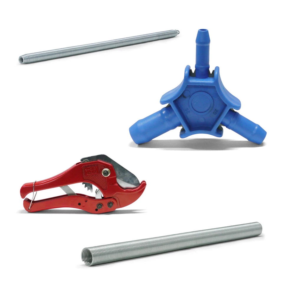 Werkzeug Pressfitting Alu-Verbundrohr Rohrschere Biegefeder Kalibrierer