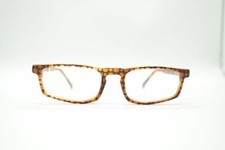 Vintage Chai AD 43 Brown Square Glasses Eyeglass Frame NOS