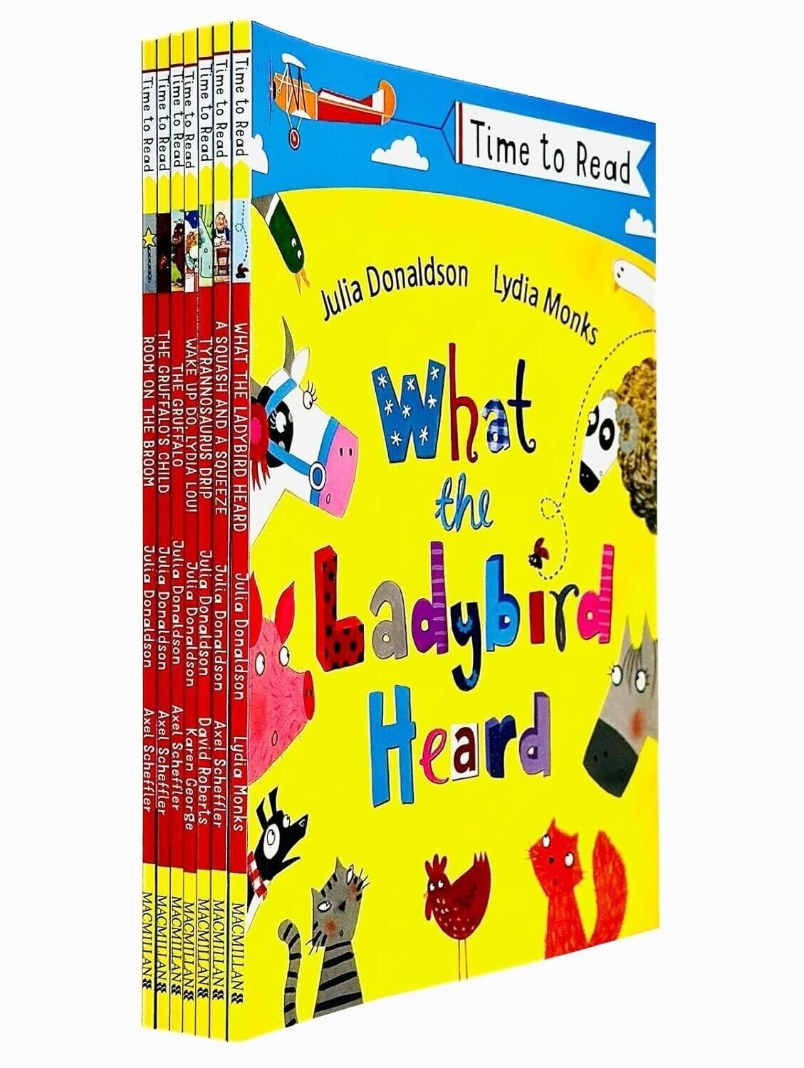 Time To Read Collection 7 Books Set By Julia Donaldson Gruffalo, Room on Broom