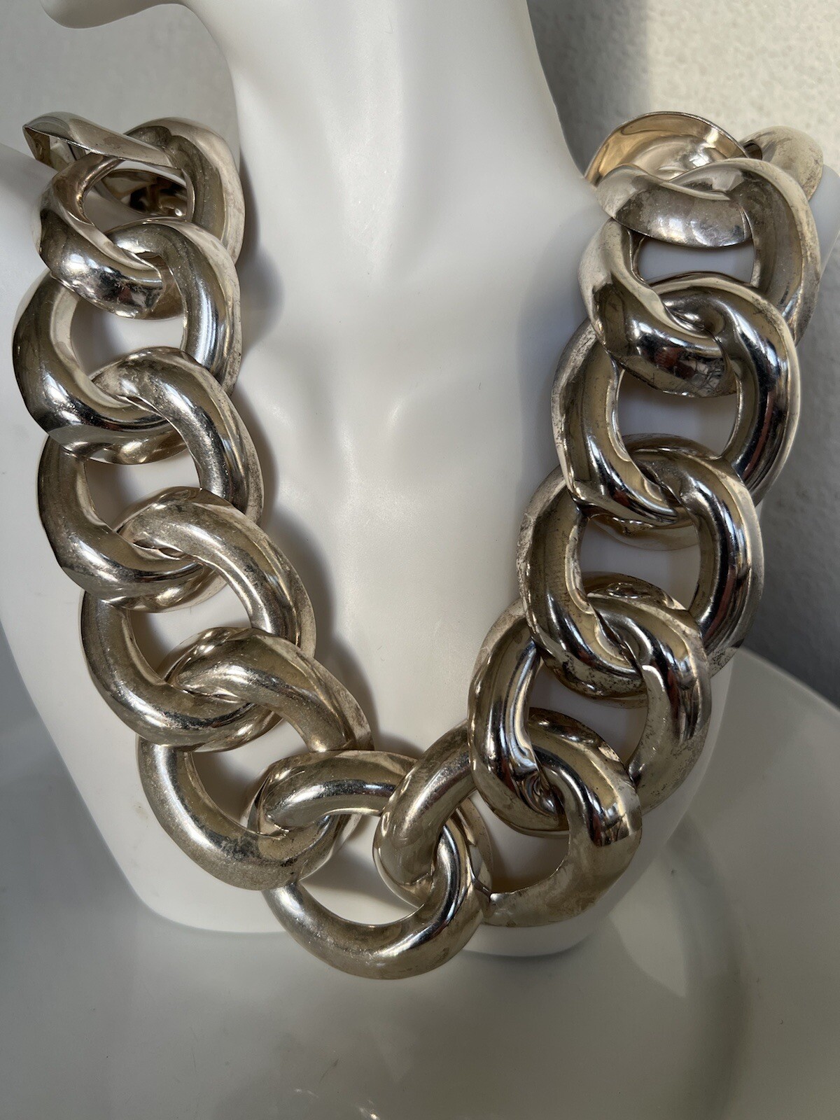 159gr Vintage Solid Sterling Silver Oversize Miam… - image 5