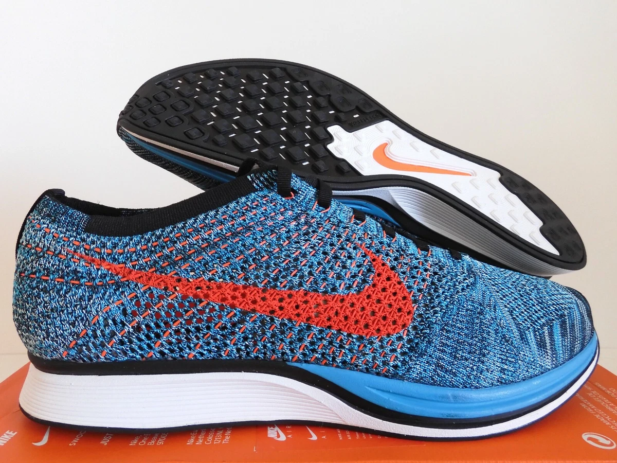 NIKE FLYKNIT TURQUOISE-BRIGHT CRIMSON-GLACIER ICE 14 [526628-404] eBay