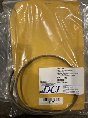 DCI 3445 Syringe, Standard, Quick-Clean, with Dark Surf Straight Tubing