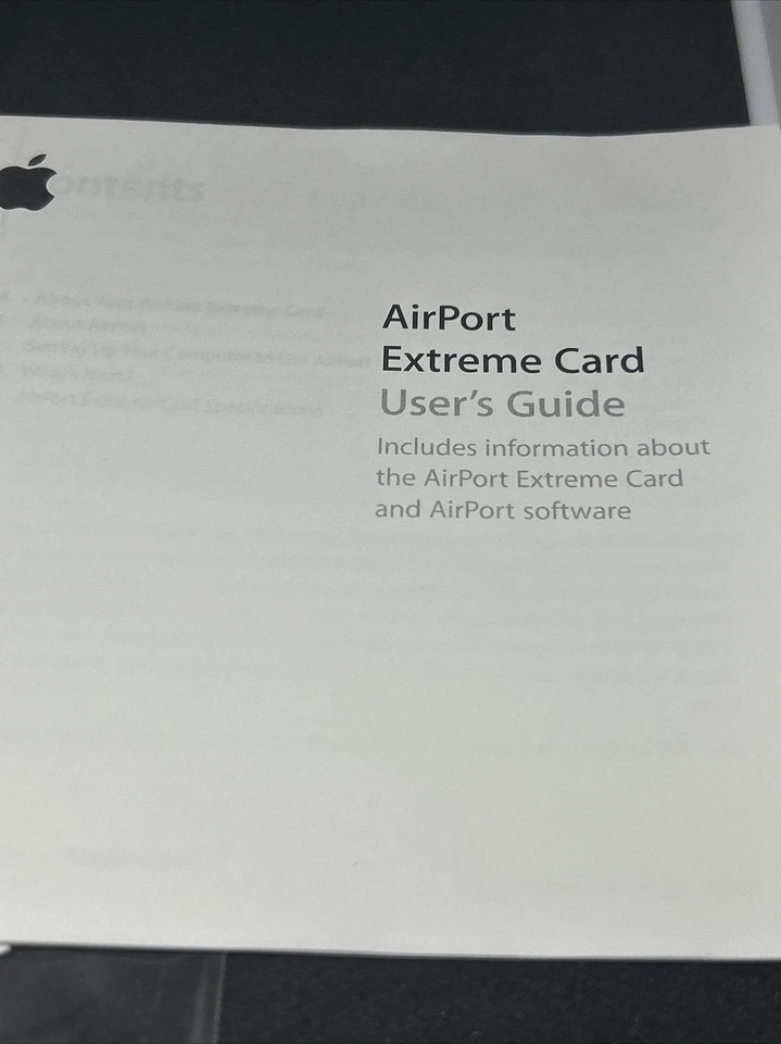 Apple AirPort Extreme Card User's Guide & Software Installation CD Vr. 4.1 New - Image 3 of 3