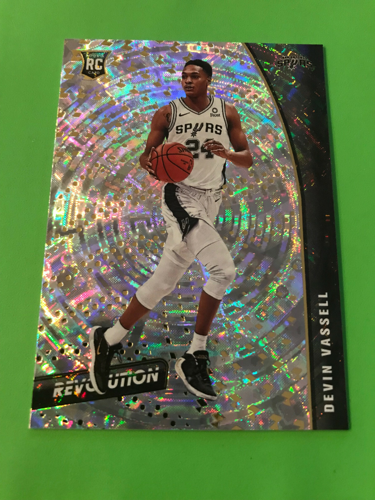 Devin Vassell 2020-21 Panini Revolution #118 Fractal Parallel Rookie RC