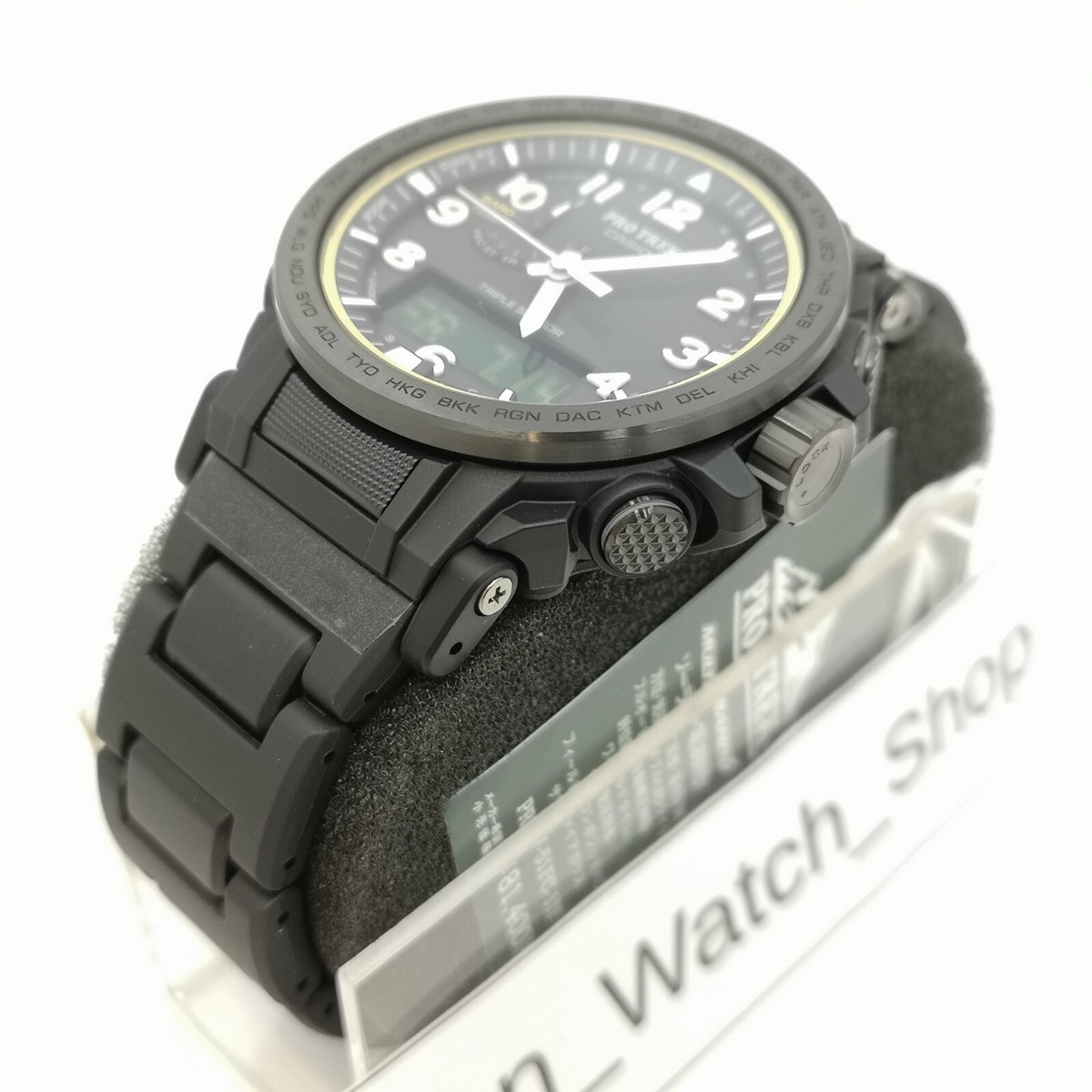 CASIO PRO TREK PRW-51FC-1JF Black Climber Line Composite Men's