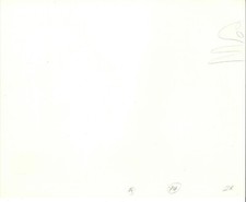 Watership Down 1978 Black Rabbit of Inle Production Animation Cel Drawing BR20