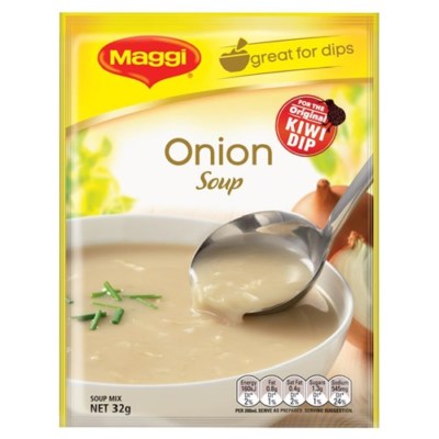 New in Packs Maggi Onion Soup -  For The Original Kiwi Dip! (x6 packs)