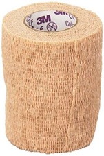 3M 2083 Coban Self-Adherent Wrap 3 In x 5 Yd Two Rolls