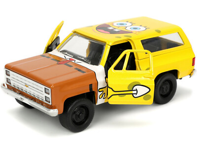 ★1/32 1980 シェビーK5 ブレイザー スポンジボブF付★ 1980 CHEVROLET K5 BLAZER & SPONGEBOB SQUAREPANTS FIGURE 1/32