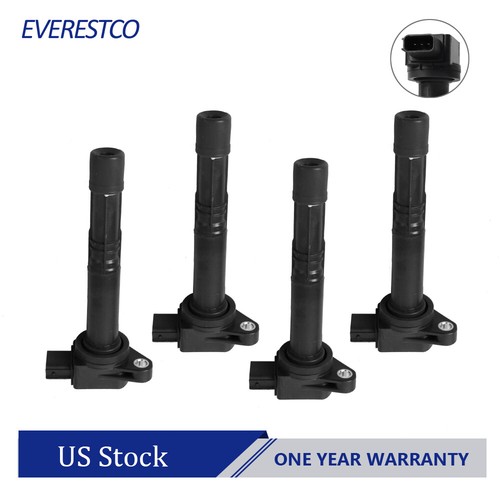 4PCS Ignition Coils For Honda Accord Civic CRV Elemen S2000 2.4L I4