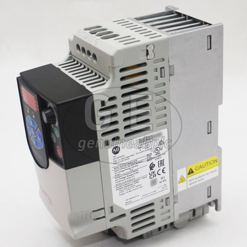 New Allen Bradley NEW Sealed 22F-D4P2N103 PowerFlex 4M 1.5 kW 2 HP AC Drive - Image 4 of 4