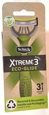 Schick Xtreme3 Eco-Glide Disposable Razors 3-Count - FREE Ship