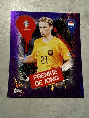 Sticker Topps Euro 2024 – Variant Parallel Violet (Viola/Purple) – Roumanie (PTW)