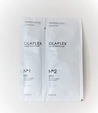 OLAPLEX SINGLE-USE PROFESSIONAL SYSTEM TREATMENT - STEP 1 & STEP 2 -(1) Pk