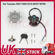 Ignition Switch Lock Fuel Gas Cap Key Kit Fit Yamaha FZ07 FZ09 FZ10 MT07 MT09 UK