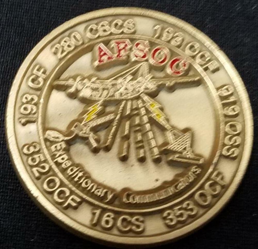 USAF AFSOC C3I Director Challenge Coin Limited Edition 260
