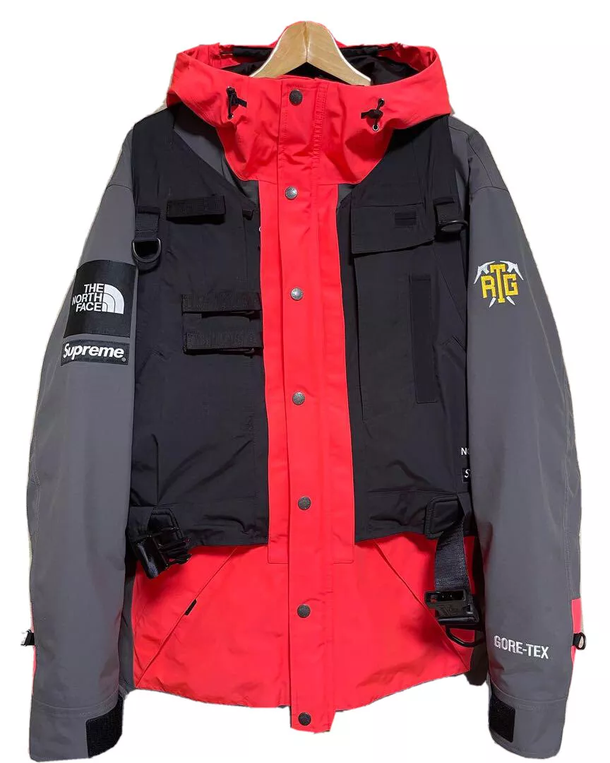 NEW WOT) Supreme X The North Face RTG Jacket Vest - Bright Red