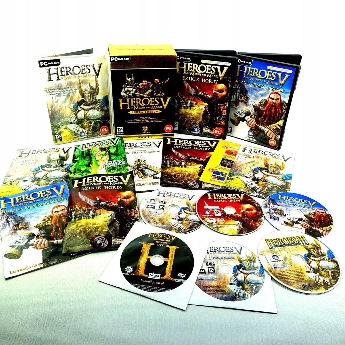 HEROES OF MIGHT AND MAGIC V 5 GOLD COLLECTION PC POLISH EDITION PL