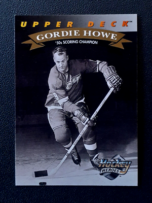 Ｋ‼️ GORDIE HOWE 1992-93 UPPER DECK GORDIE HOWE HEROES 92-93 NO 22