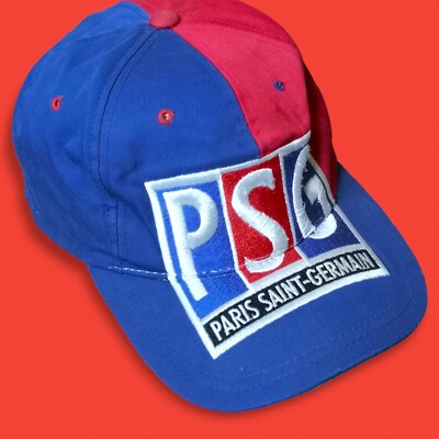 Paris Saint Germain PSG Muskatmütze Snapback Vintage 90s rot blau Ligue 1