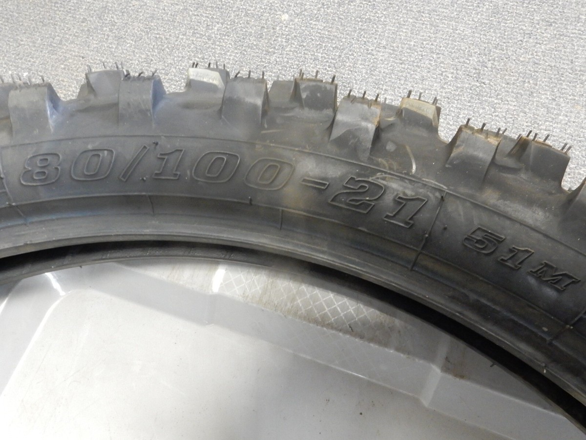 チューブ付き DUNLOP GEOMAX MX33F(80/100-21) NOS Dunlop Geomax MX33F Soft Tube Type 80/100-21 21
