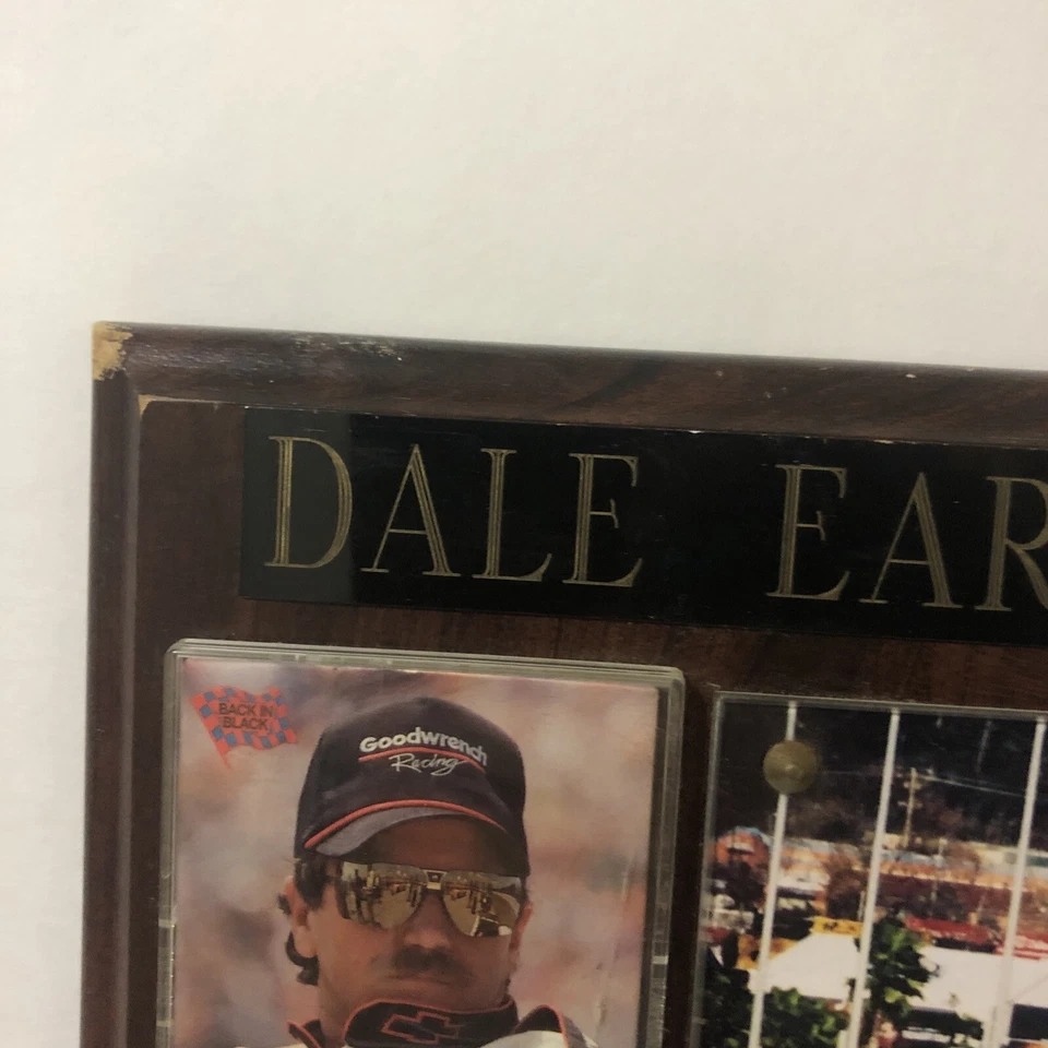 Placa Nascar en memoria de 1961-2001 Dale Earnhardt 1 cuarto del cielo Foto 3 de 4