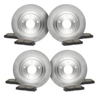 Front & Rear Brake Rotors + Ceramic Pads for 2016-2018 2019 2020 Cadillac CT6