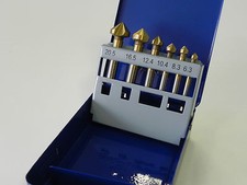 HSS Kegelsenker Satz Set Sortiment Titan Senker Entgrater Senkbohrer Versenker