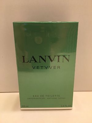 Lanvin Vetyver Men's Eau de toilette Spray 3.4 oz / 100 ML NEW IN BOX - SEALED 