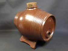 Ancienne poterie vinaigrier en grès vernissé début 20ème art paysan campagne