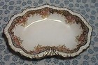 Staffordshire Tray / Plate  ●  England  ●  Floral  ●  Arc / Crescent
