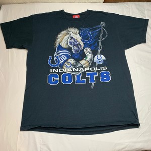 Vintage Menâs Indianapolis Colts NFL T Shirt Raging Horse Rare XL | eBay