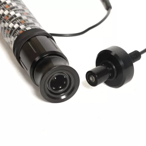 2PCS 2FT Spiral LED Fat Whip Light Antenna RGB Chasing For Can-am X3 RZR UTV ATV - Picture 14 of 17