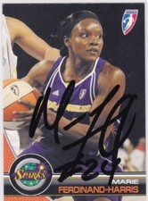 Marie Ferdinand-Harris Autographed 2008 WNBA Basketball TC Los Angeles Sparks 28