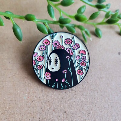 No Face Spirited away Emaille Pin Anstecker - Studio Ghibli Metall Pin Geschenk