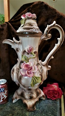 カポディモンテCAPODIMONTE カラフル陶花35cm ビンテージ