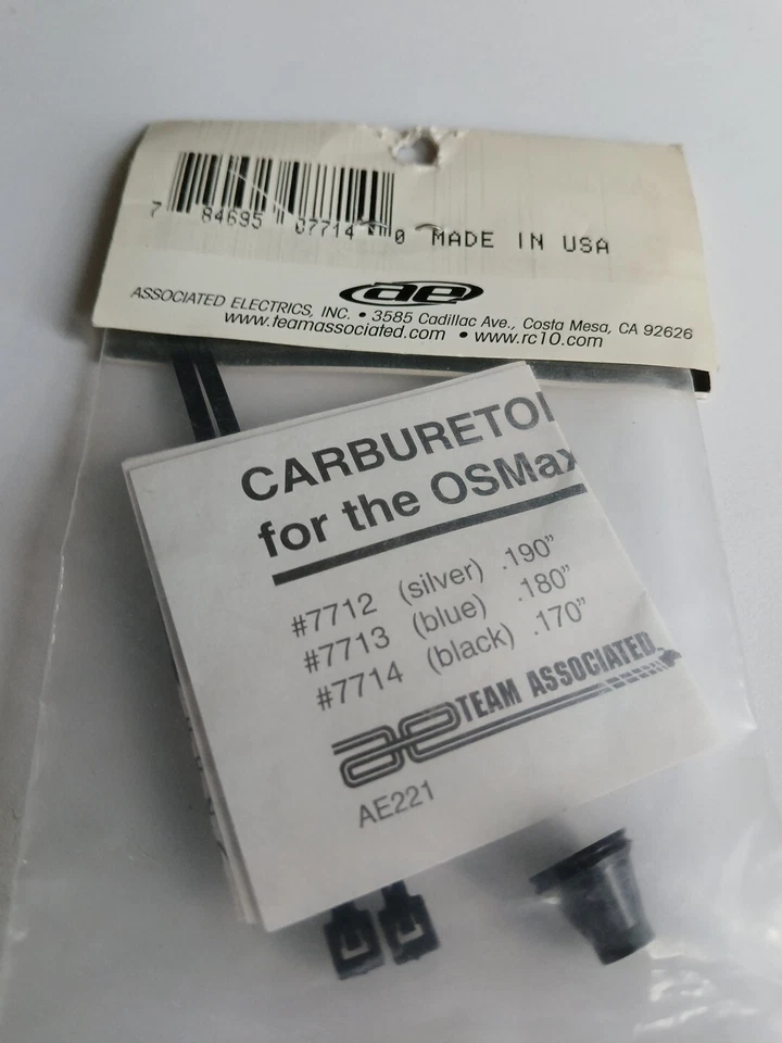 KIT LIMITADOR DE CARBOHIDRATOS TEAM ASOCIADO RC10GT #7714 Foto 2 de 2