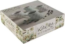 Katie Alice Cottage Set of 4 Espresso Cups