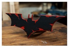 Batman Shattered - Red - Trailer Hitch Cover Fits 2 Receivers