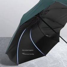 Large 12-rib Windproof Waterproof Folding Umbrella