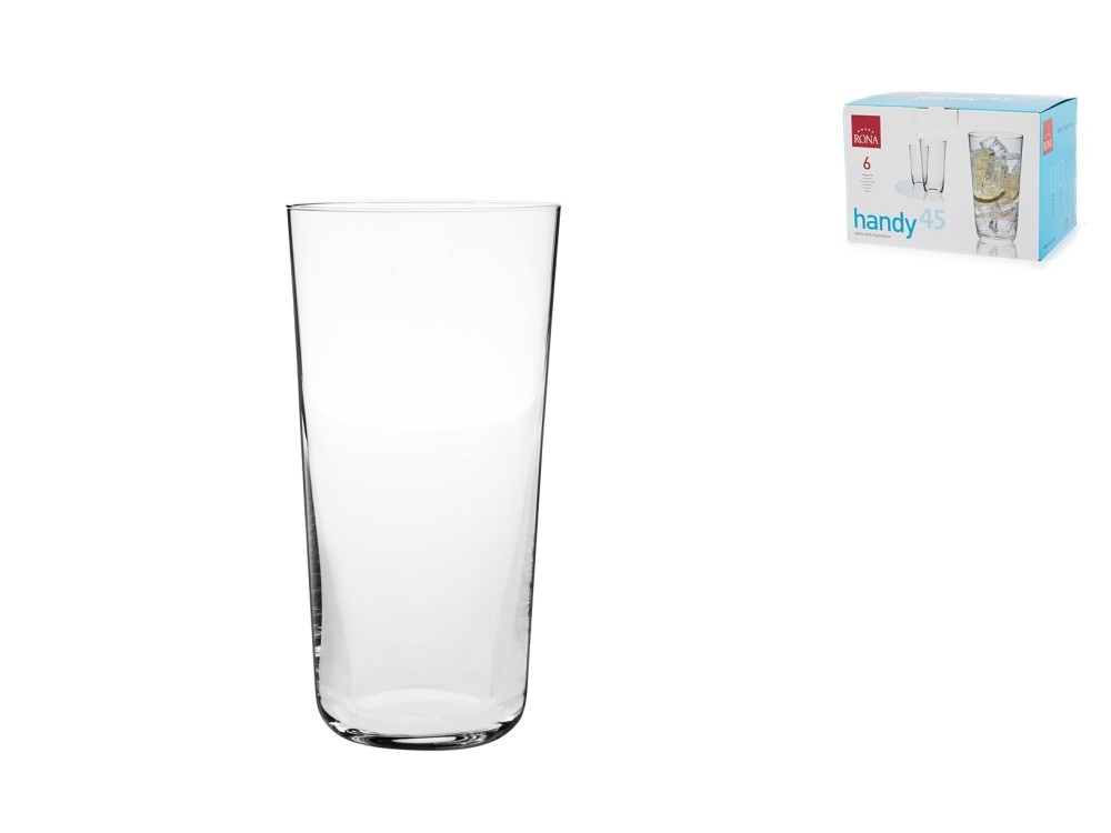 Bohemia Set Of 6 Handy Bhoemia Transparent Glasses Cl 45