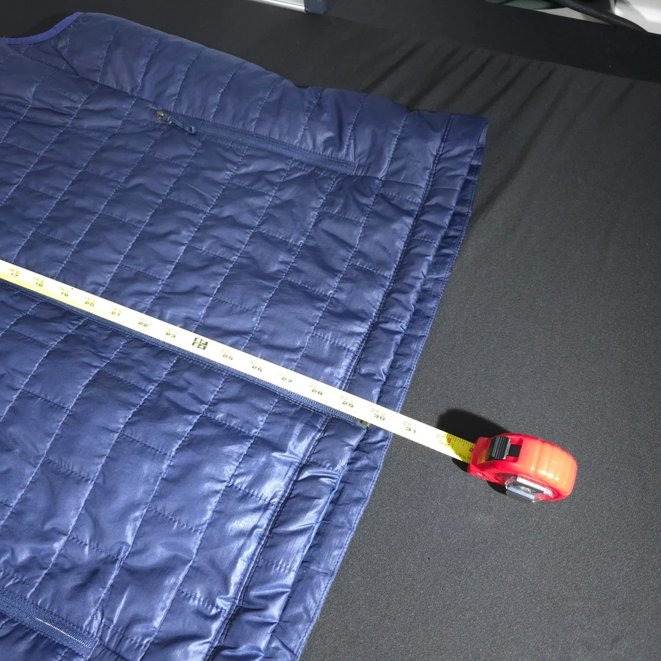 Colete Patagonia Masculino XL Azul Acolchoado Leve Isolado Primaloft HIking - Imagem 3 de 4