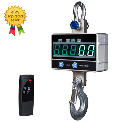 2000KG / 4400LBS 2Ton Digital Crane Scale with Remote  Industrial Heavy