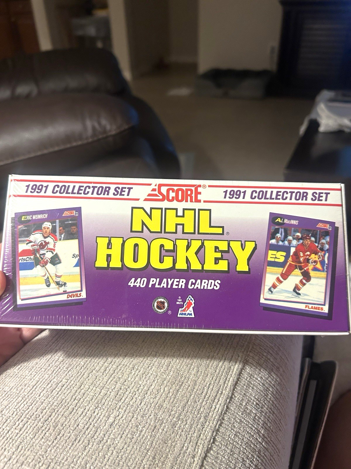 Score 1991 NHL Hockey Collector Set 440-Card Set Eric Weinrich Al MacInnis