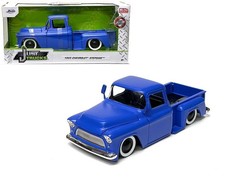 124 Jada Just Trucks 1955 Chevrolet Stepside Pickup Truck Matte Blue 34295 124 Jada Just Trucks 1955 Chevrolet Stepside Pickup Truck Matte Blue 34295